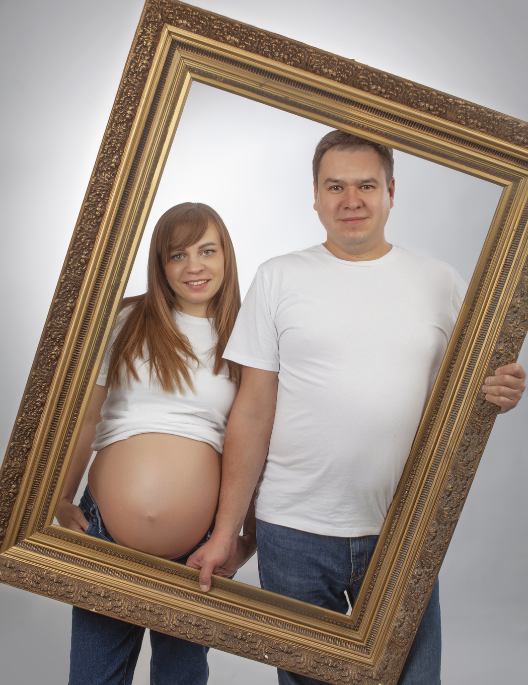 фотосессия беременной с мужем